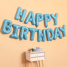 Load image into Gallery viewer, First Happy Birthday Blue Balloon Banner My 1st 1 One Year Party Decorations Kids Baby Boy Girl Adult Garland Supplies Rose Gold